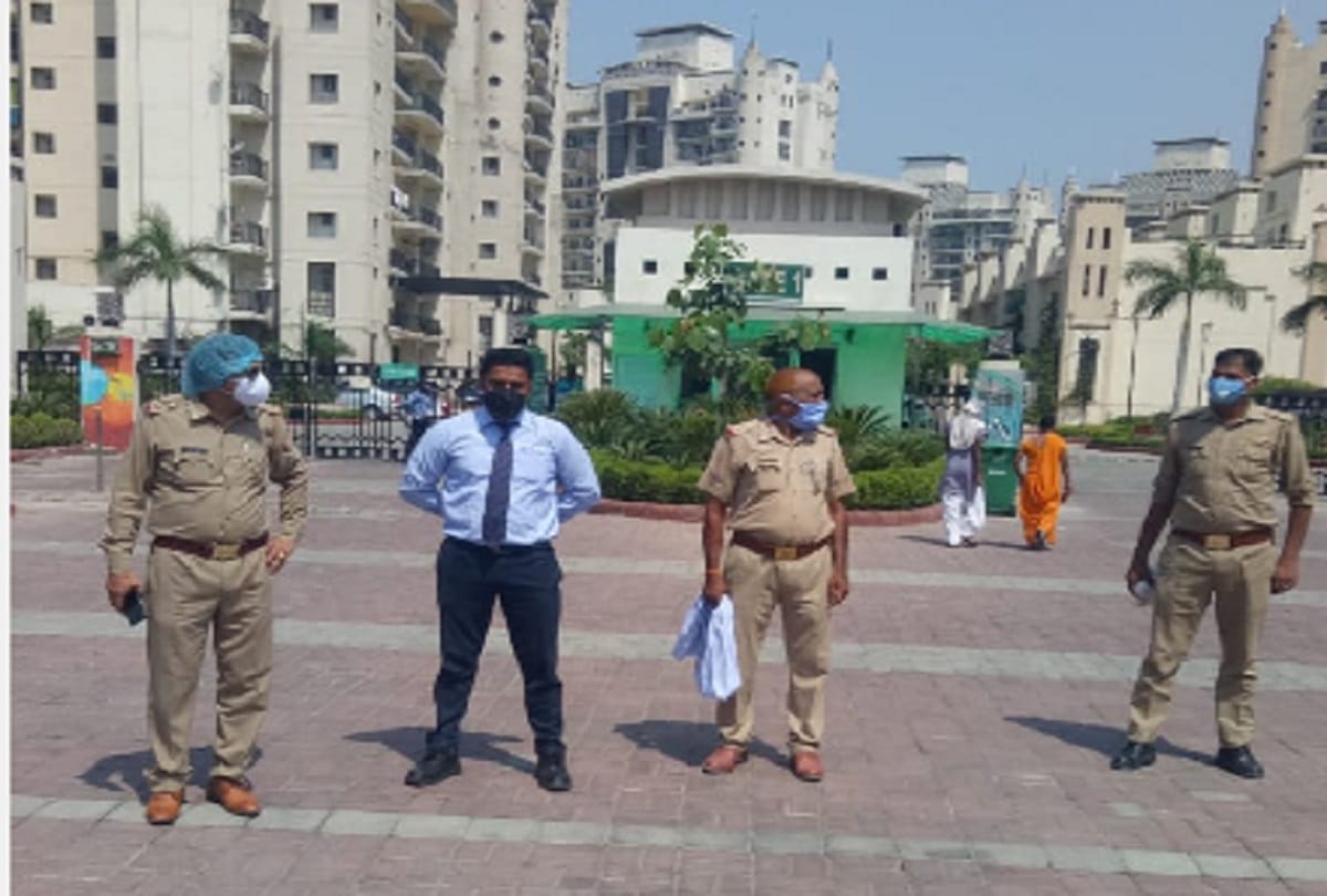 Police deployed to protect China's company and citizens in greater noida
