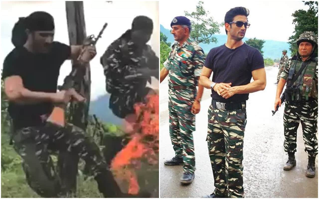 sushant singh rajput served food to indian army men video viral