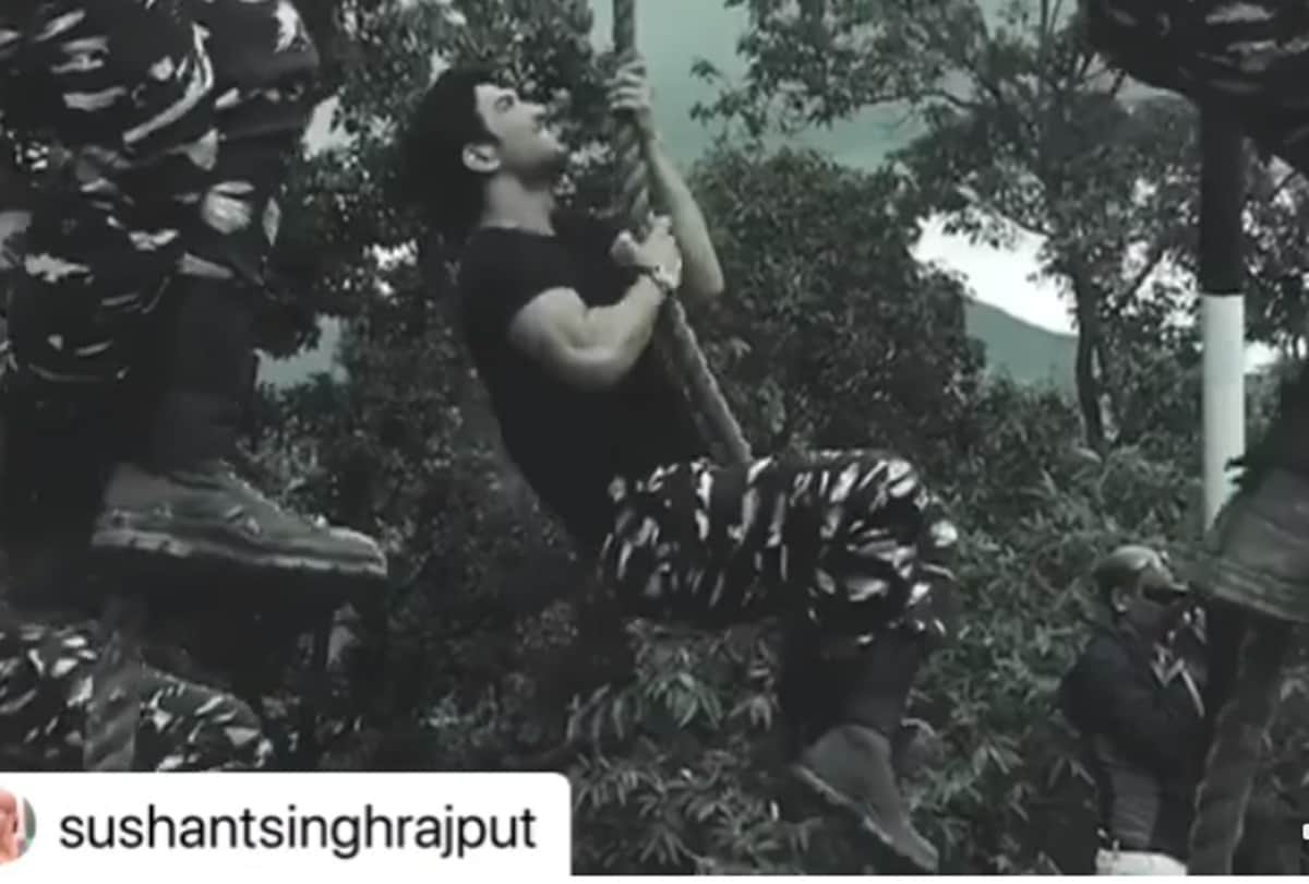 Sushant Singh Rajput Living Dream He Spended One Day   In Every Six Months With Indian Army See Video
