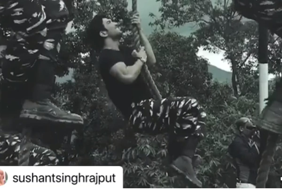 Sushant Singh Rajput Living Dream He Spended One Day   In Every Six Months With Indian Army See Video