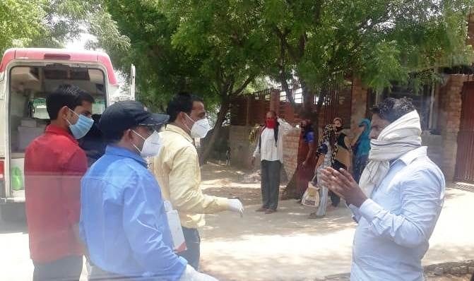 Hathras: Area 250 hot spots in Palhawat, 250 meters from infected cancer victim's house