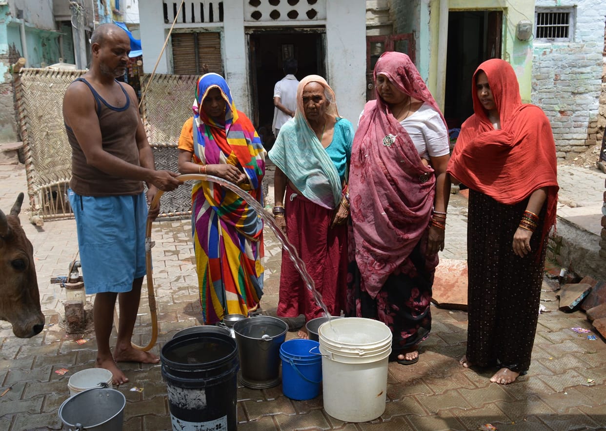 water, crisis, problem, mathura