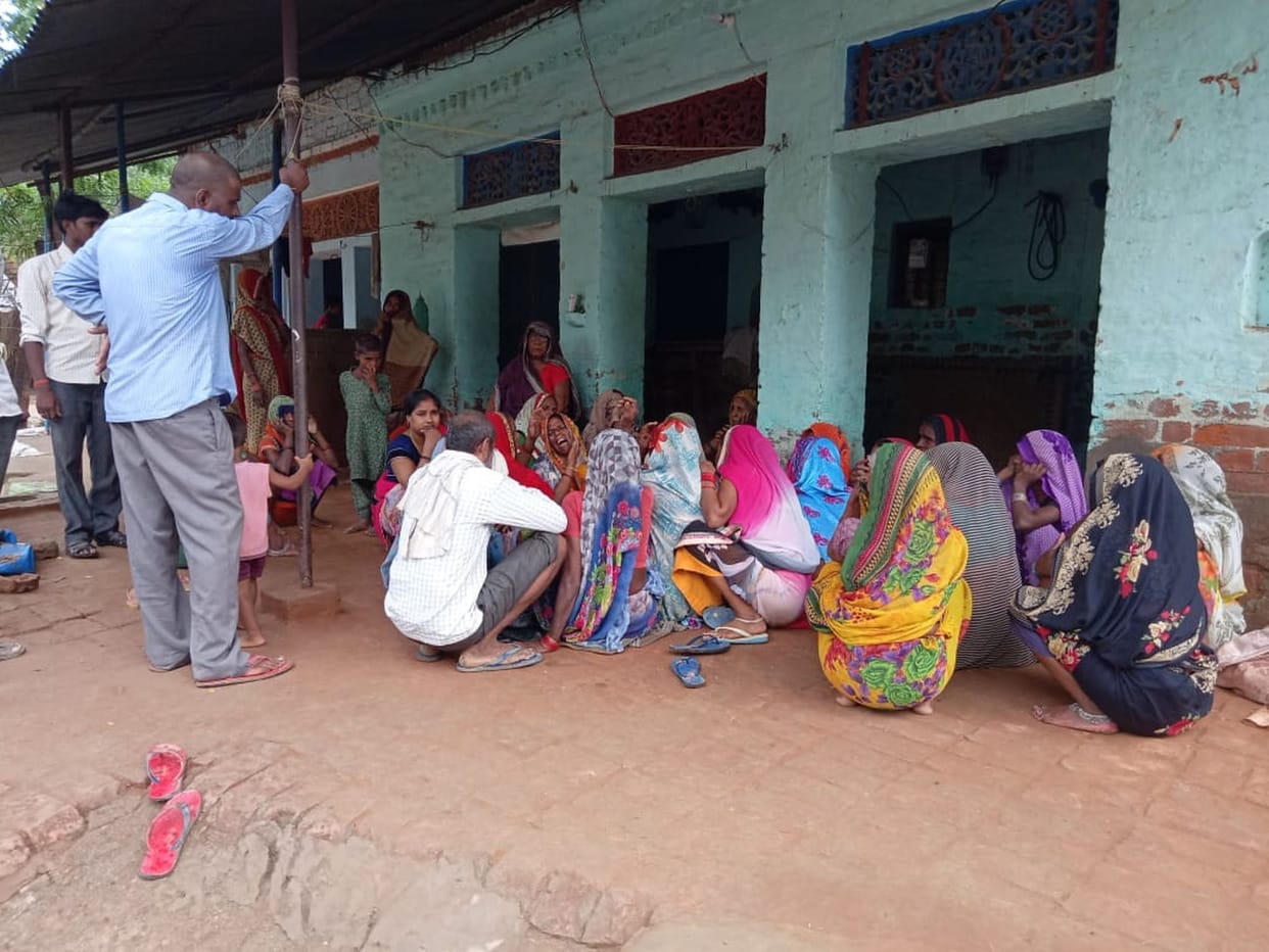 man died in fatepur by bijali