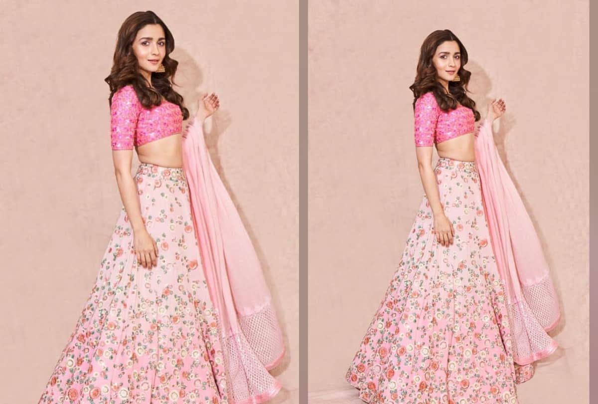 alia bhatt beautiful lightweight lehenga for intimate wedding in covid