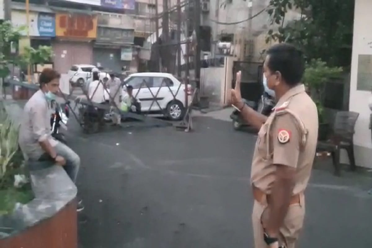 Meerut News Latest News: A young man said from police that I am corona positive