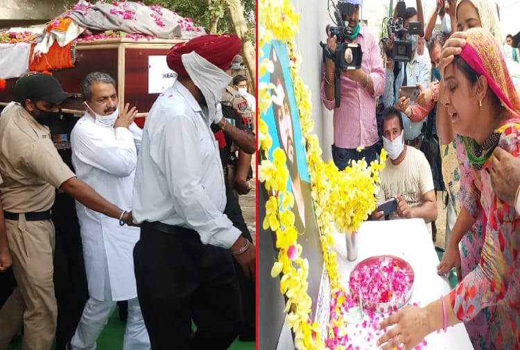 India-China Tension: Last Rites Of Galwan Valley Martyr Gurvinder Singh In Sangrur