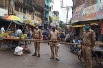 जमुनी चौराहे पर फिर लगा बैरिकेडिंग, पुलिस पिकेट तैनात हुई
