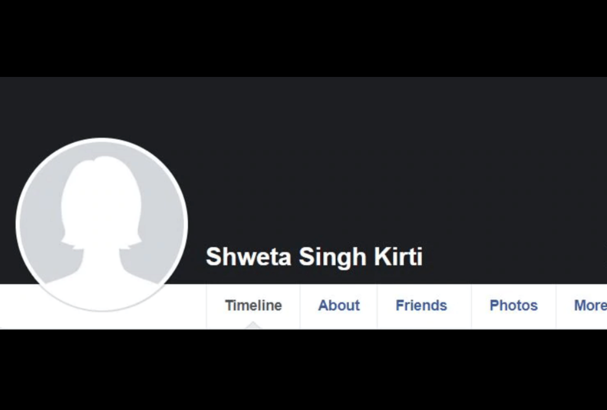 sushant singh rajput sister shweta singh kirti locks her Facebook profile