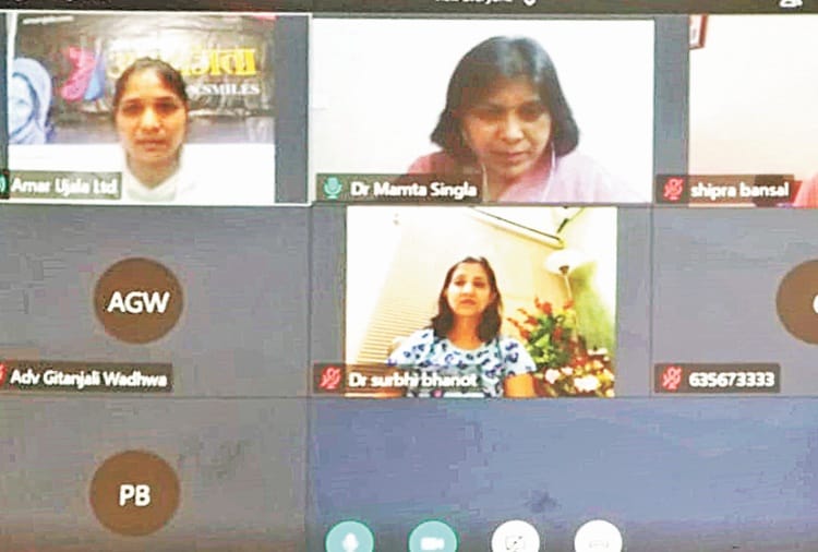Amar Ujala Webinar with Womens of Chandigarh on Health and Fitness during Corona Epidemic