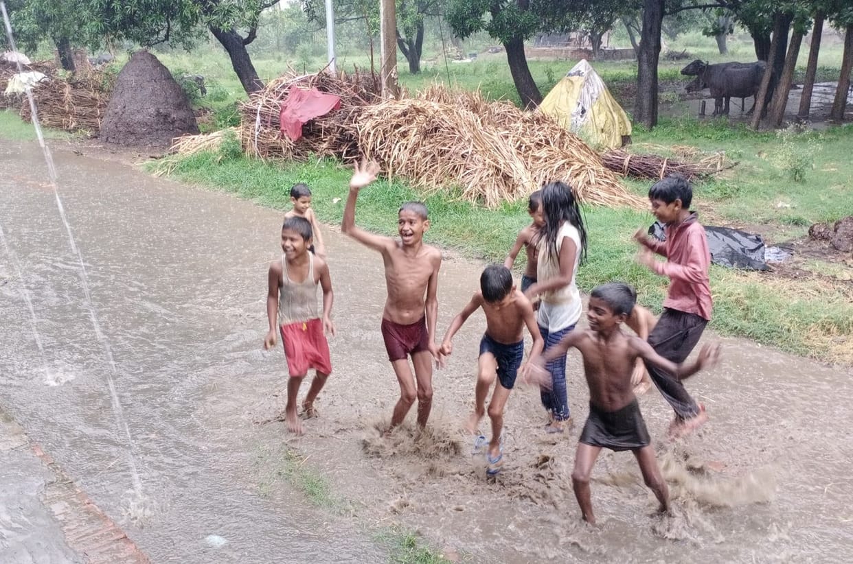 Morning rain, relief from heat
