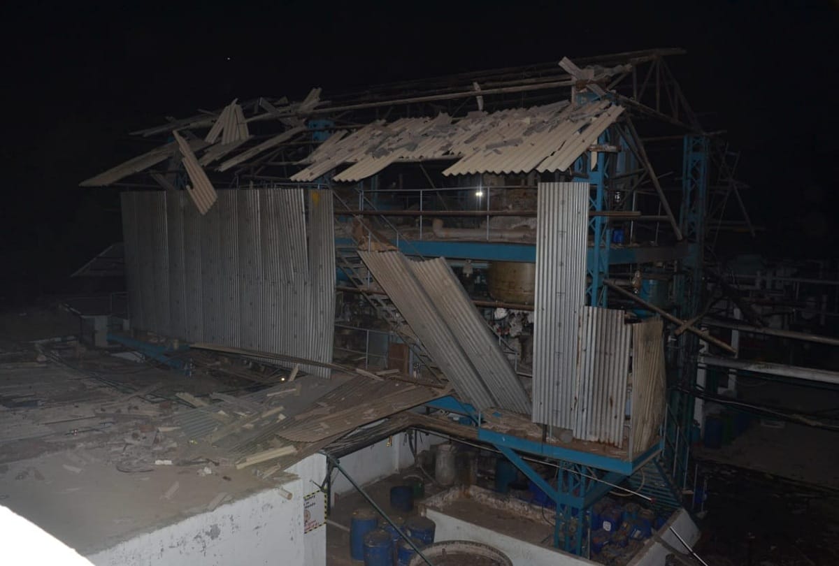 Big reveling in chemical factory blast case Explosion occurred due to disturbances in chemical matching see photos