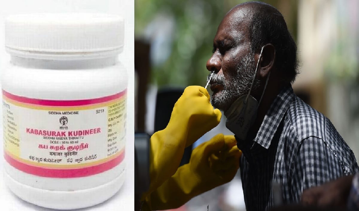 Kabasura kudineer has shown positive results on Corona patients, test done on 84 people