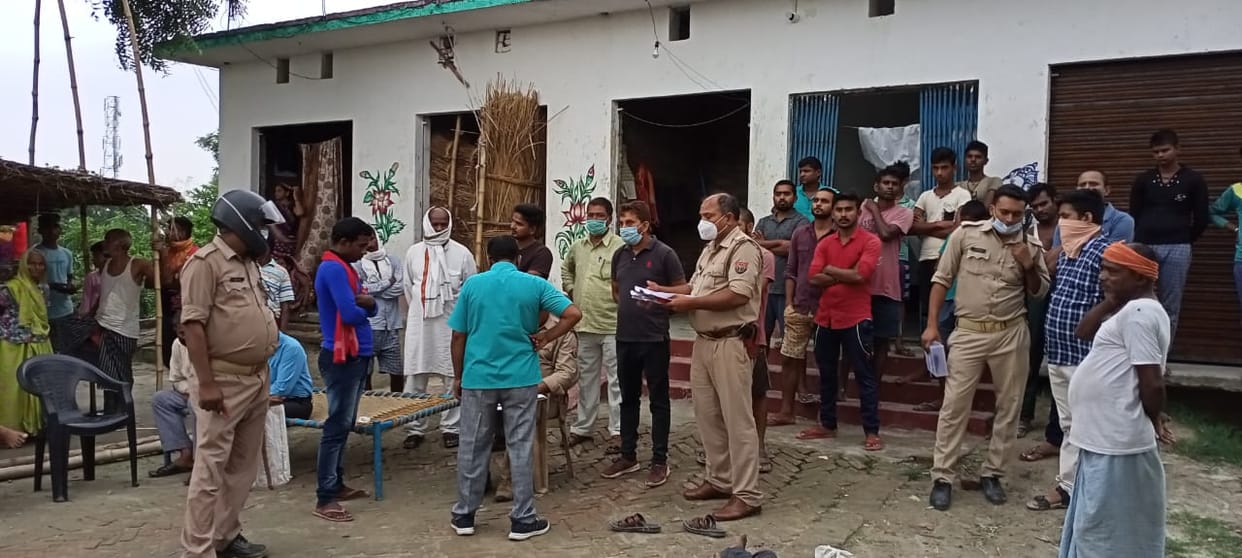 Husband shot himself if wife did not come for calling