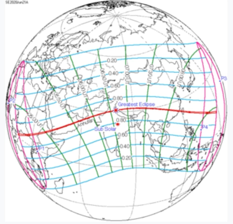 Surya Grahan 2020 :Take a look, this eclipse is very rare
