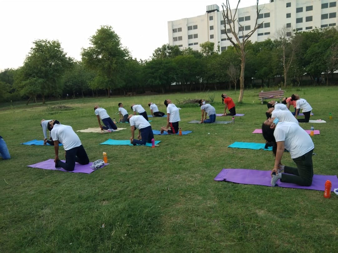 international yoga day police personnel reduced weight from fourth to five kg due to yoga training being stress free