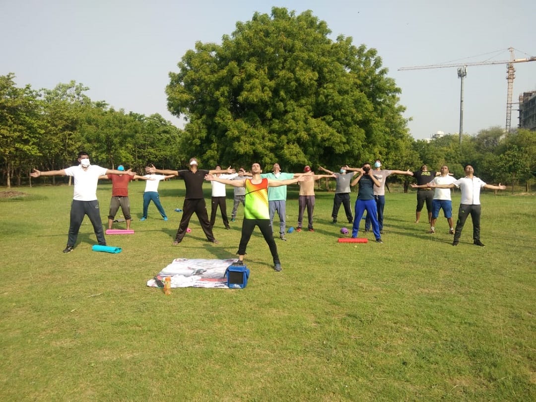 international yoga day police personnel reduced weight from fourth to five kg due to yoga training being stress free