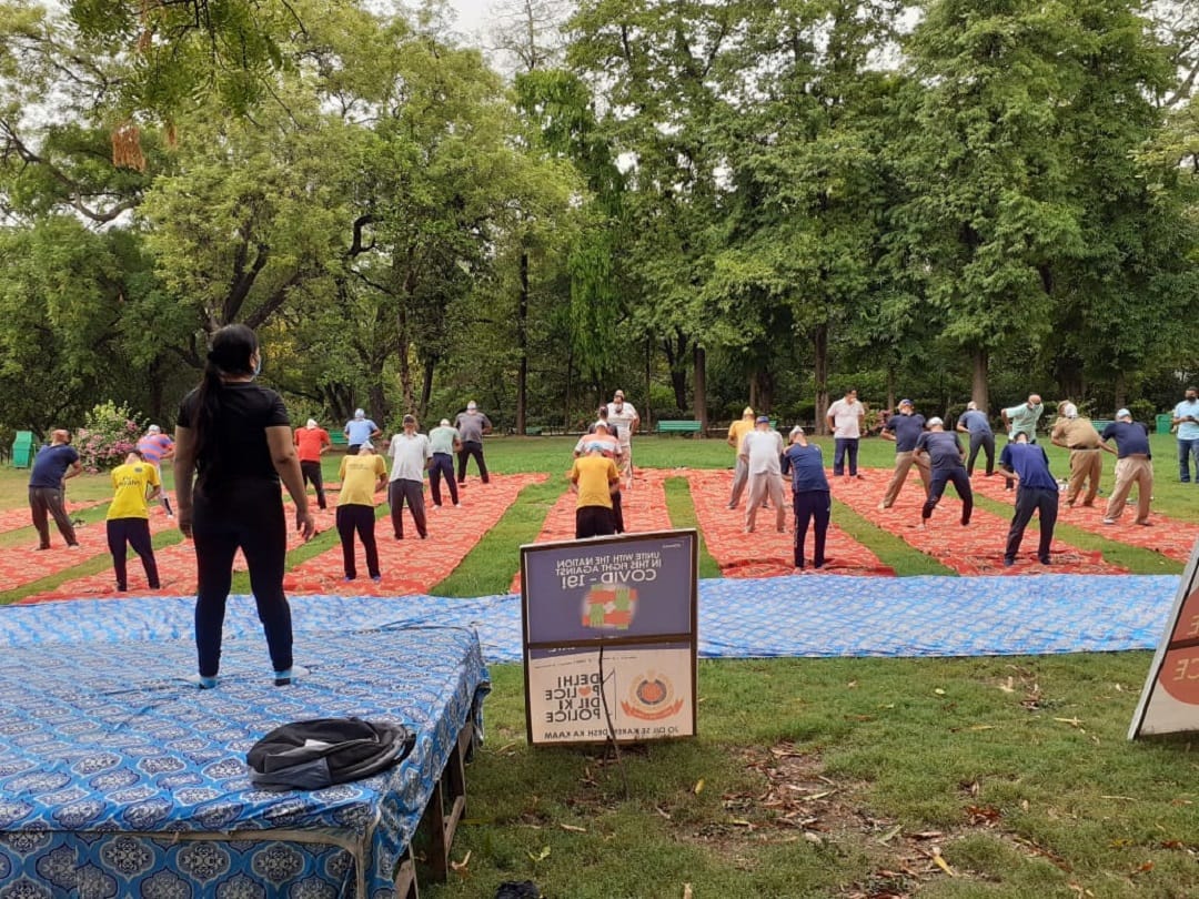 international yoga day police personnel reduced weight from fourth to five kg due to yoga training being stress free