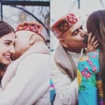 पिता के साथ अनुष्का शर्मा