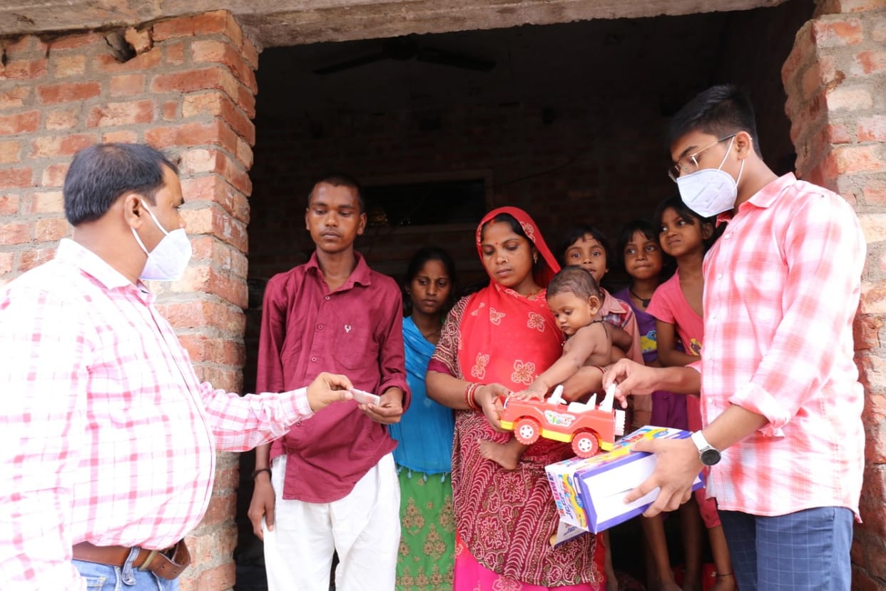 Father's day celebrated by helping the victims of Bhadethi scandal