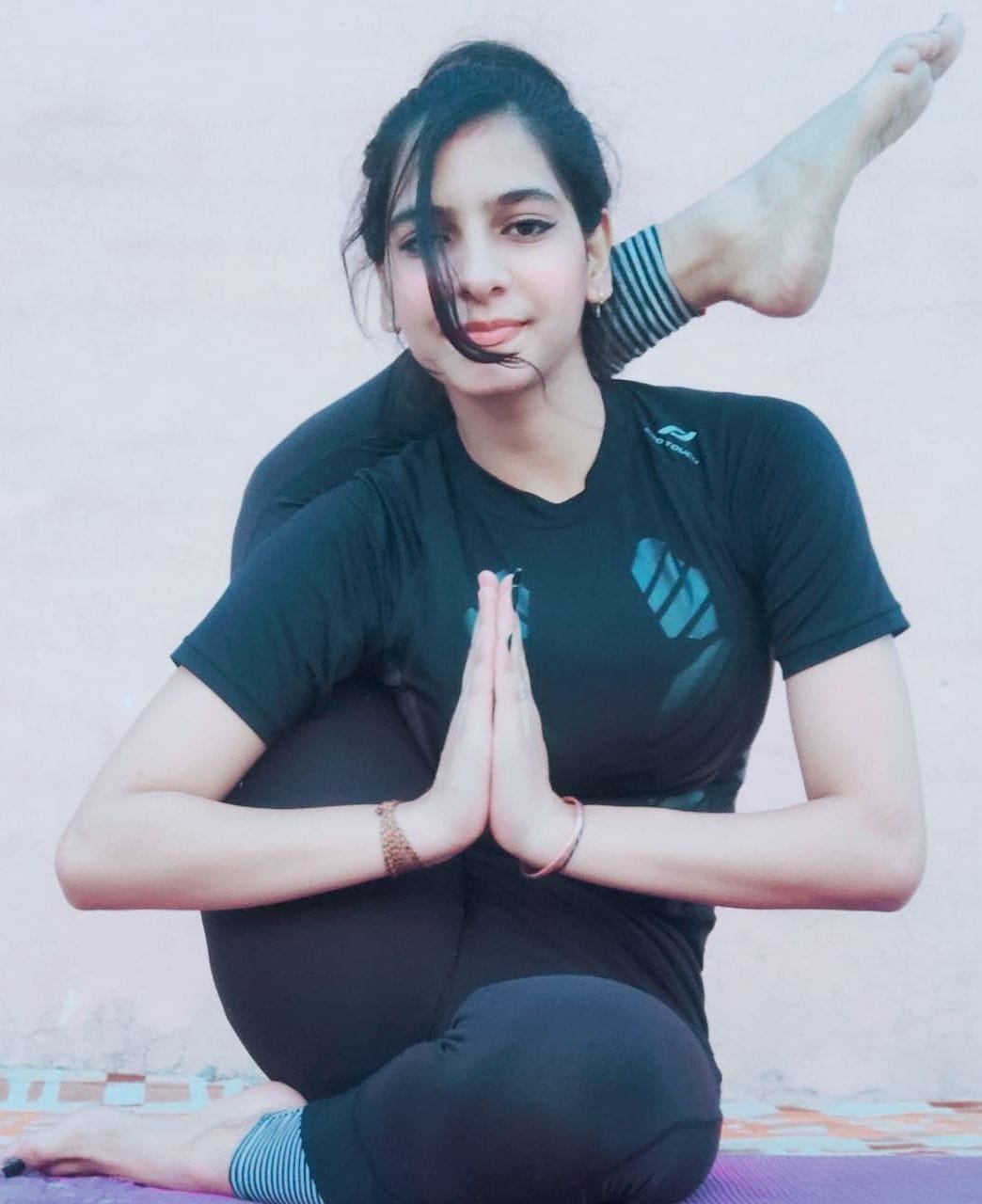 Students also did yoga