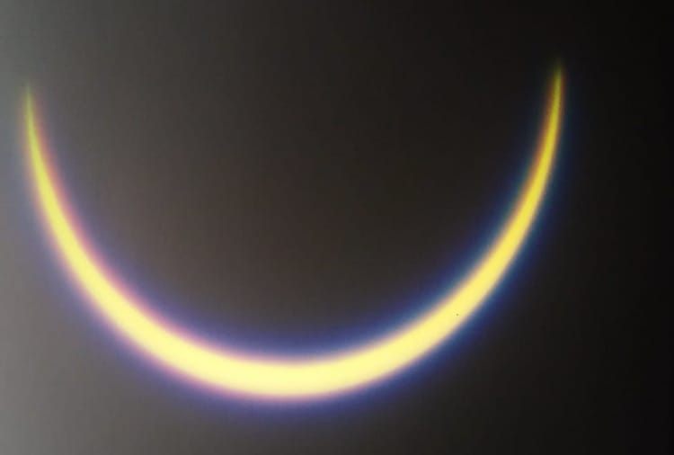 SolarEclipse2020 as seen in the skies of Haryana and Punjab today