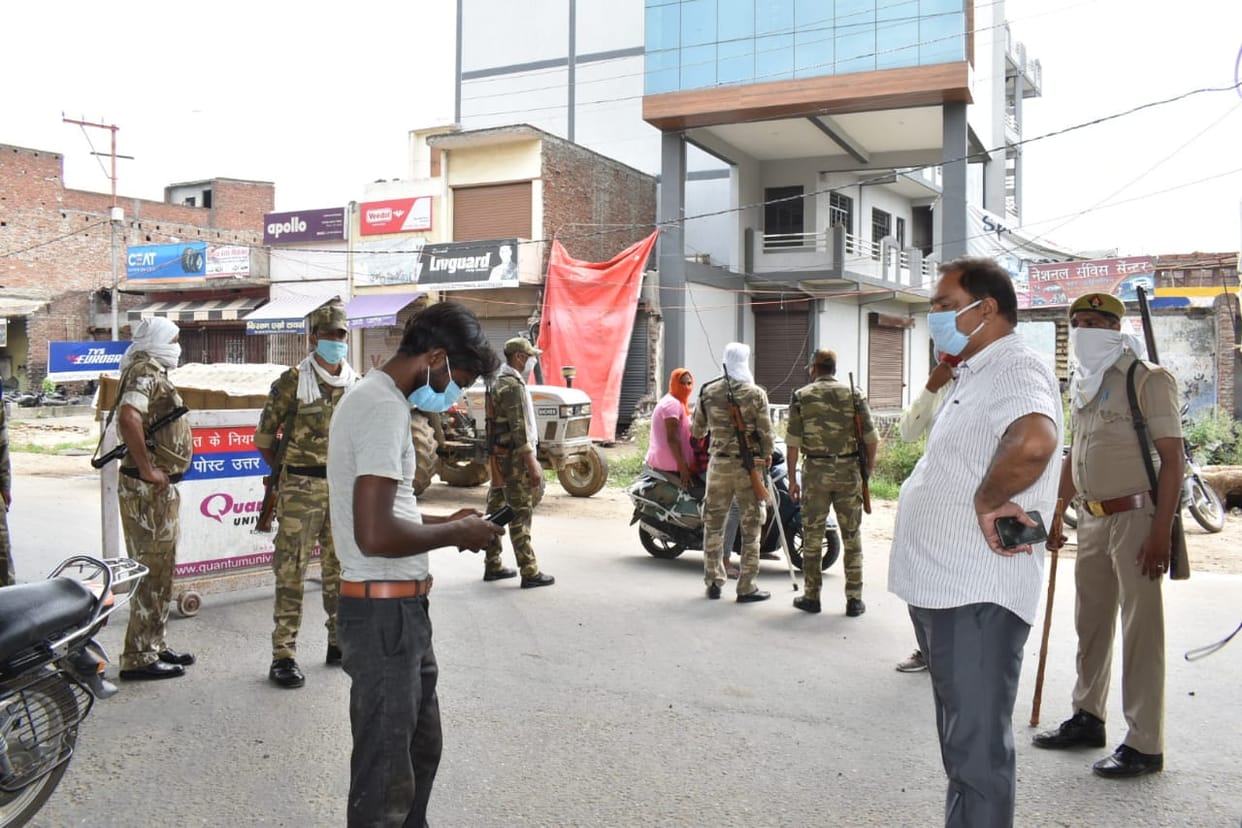 Many factories open in complete lockdown, two arrested