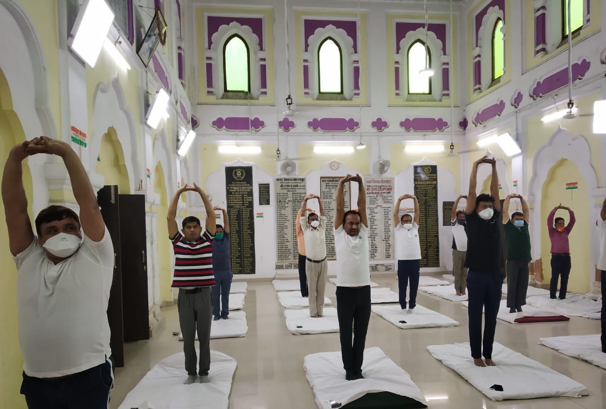 International Yoga Day 2020 celebration in gorakhpur