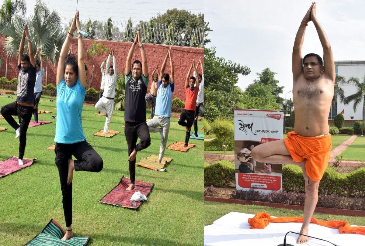 International Yoga Day 2020: amar ujala yoga camp in agra