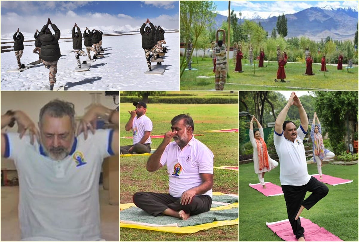 international yoga day 2020 live updates 'Yoga at home and with family'