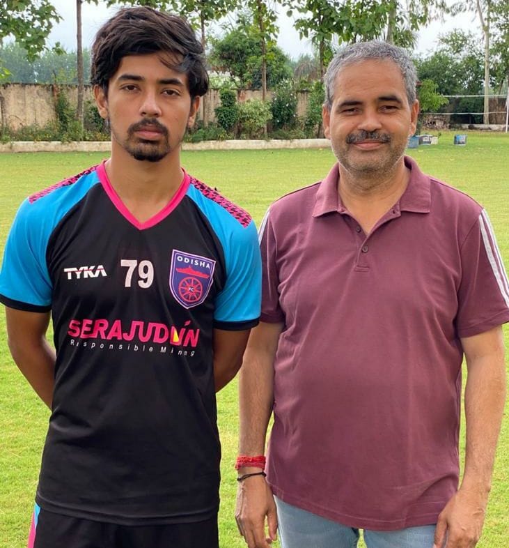 Football player Akshun Tyagi