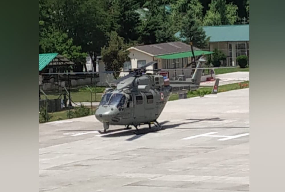 Galwan Valley dispute: Army Helicopter Dhruva arrives in China border with Nighty material In Uttarakhand