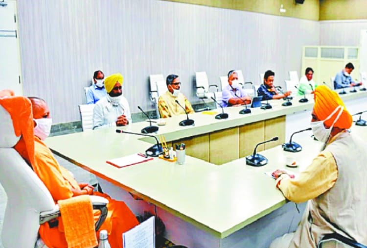 SAD delegation meet to UP CM Yogi Adityanath