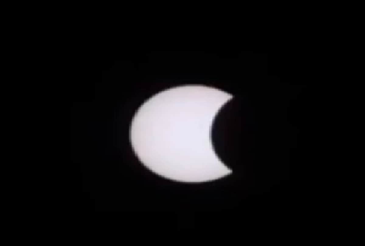 solar eclipse in Hanley on LAC amidst tension in Ladakh