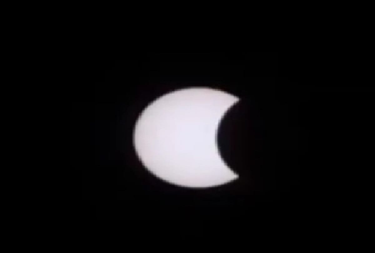 solar eclipse in Hanley on LAC amidst tension in Ladakh