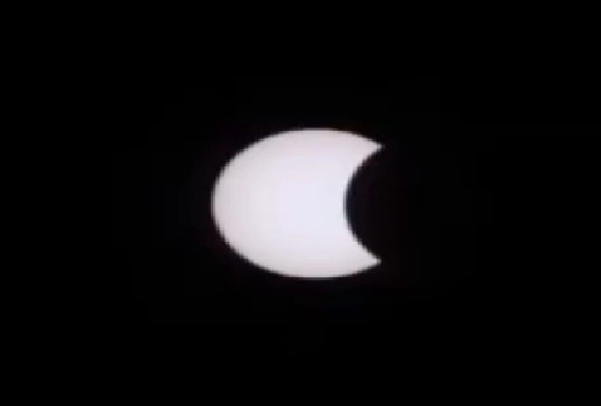solar eclipse in Hanley on LAC amidst tension in Ladakh