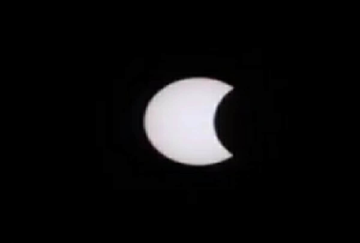 solar eclipse in Hanley on LAC amidst tension in Ladakh