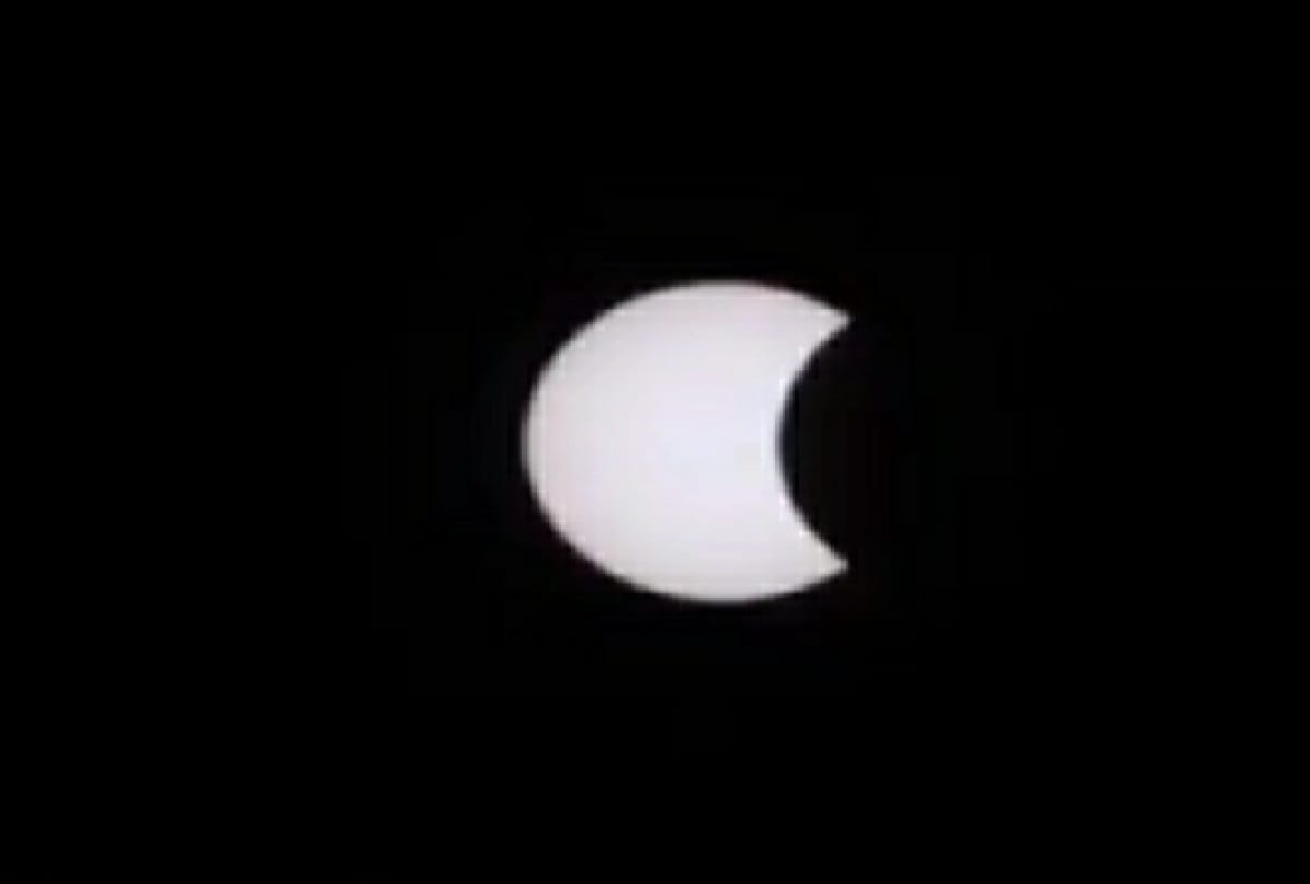 solar eclipse in Hanley on LAC amidst tension in Ladakh