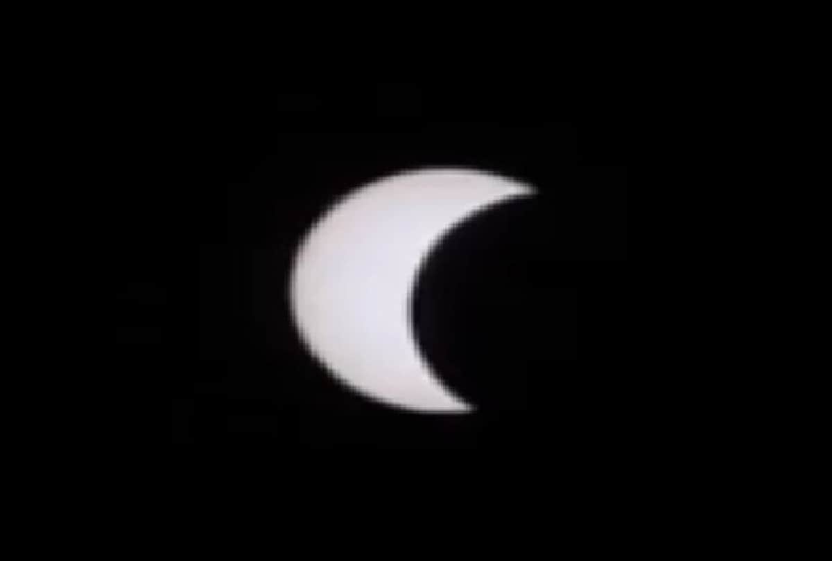 solar eclipse in Hanley on LAC amidst tension in Ladakh