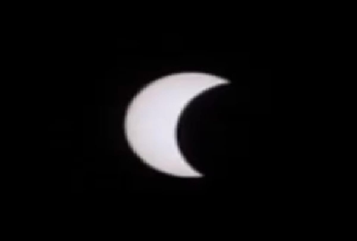 solar eclipse in Hanley on LAC amidst tension in Ladakh
