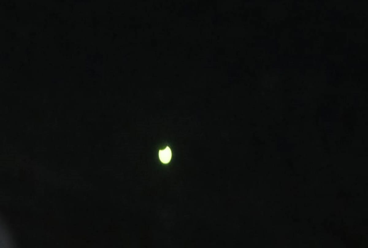 Solar eclipse 2020 seen in Himachal pradesh, see rare sight in pictures