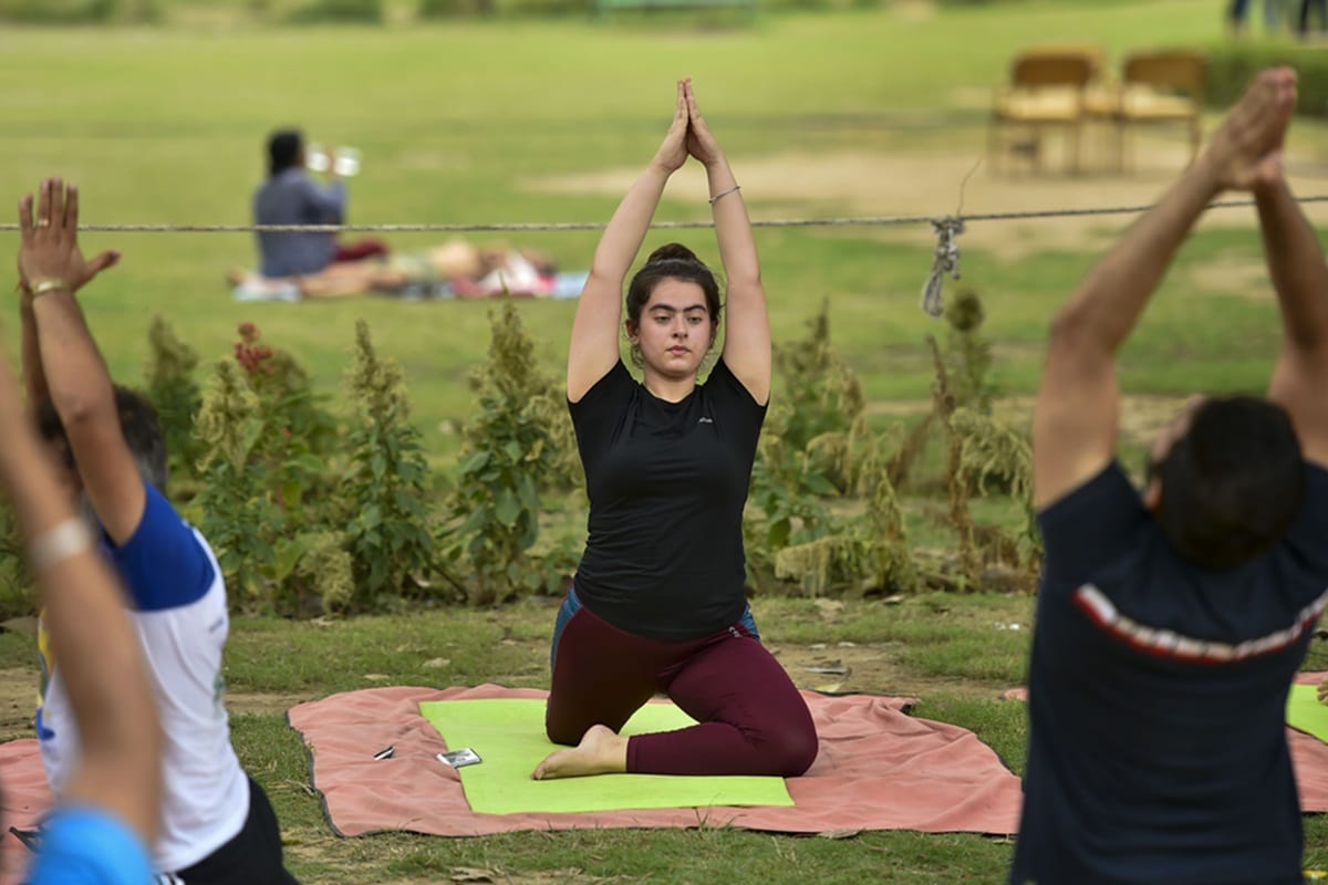 international yoga day transgenders from different cities in country did yoga together in online session