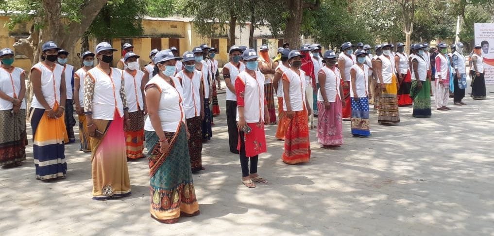 300 women sewing training