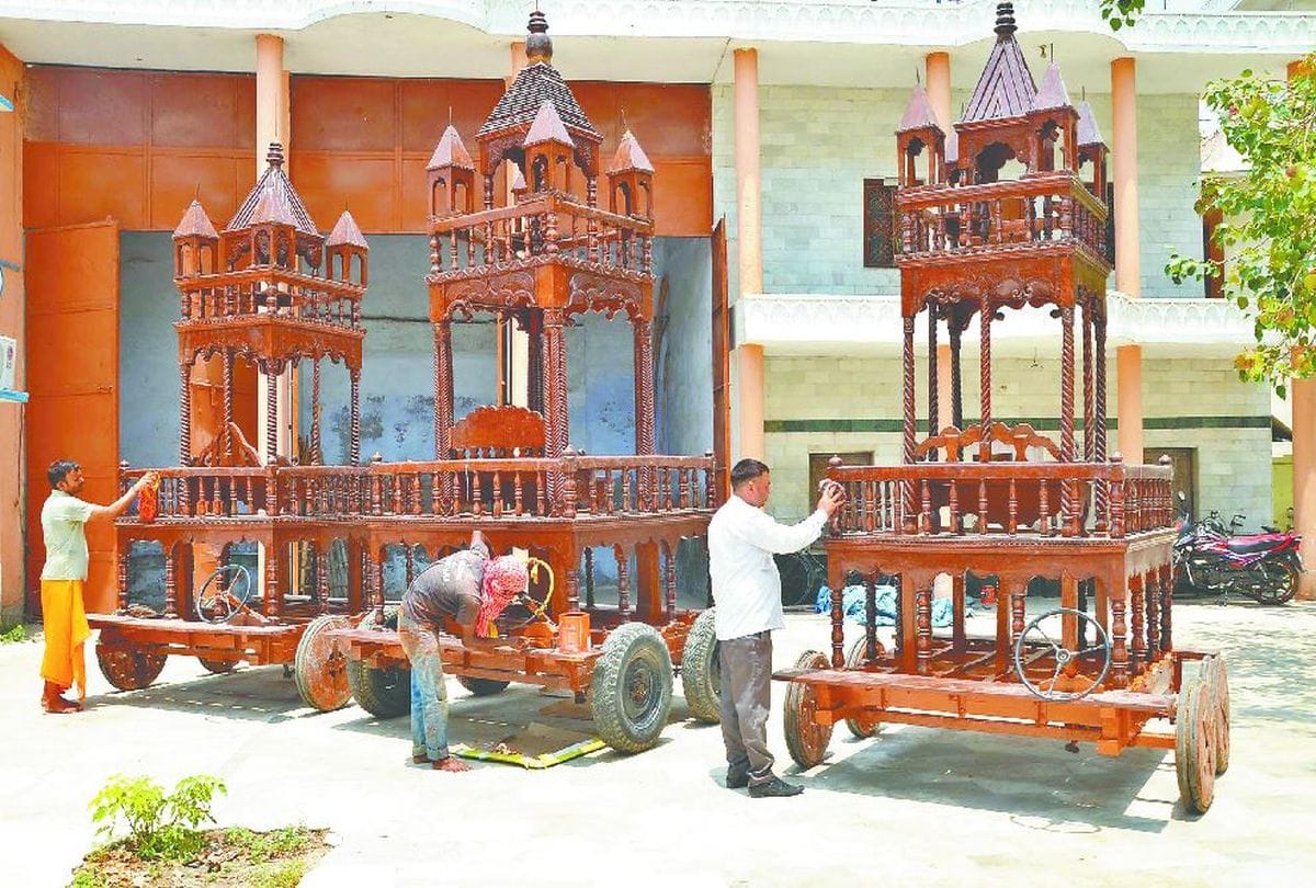 Mathura News: Jagannath Rath Yatra In Vrindavan