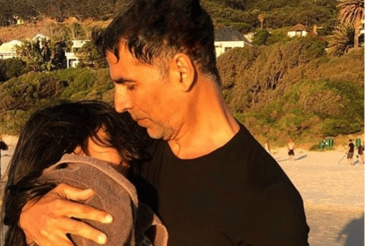 Akshay Kumar has shared a picture with daughter Nitara on social media to celebrate Fathers Day