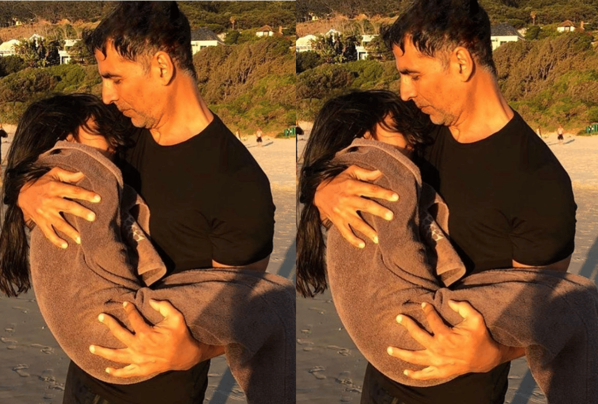 Akshay Kumar has shared a picture with daughter Nitara on social media to celebrate Fathers Day