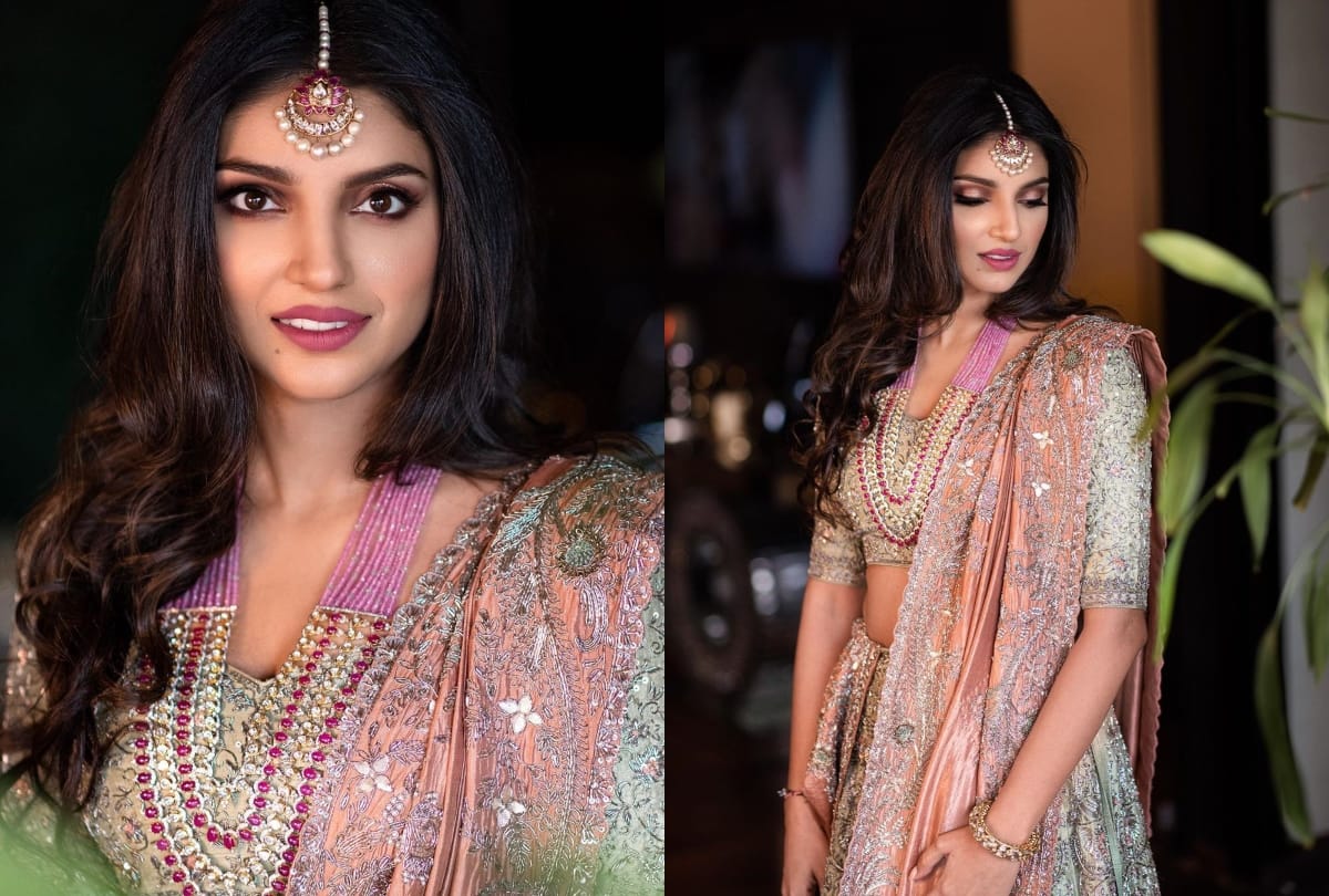 rana daggubati fiance miheeka bajaj look stunning in pre wedding bridal ceremony