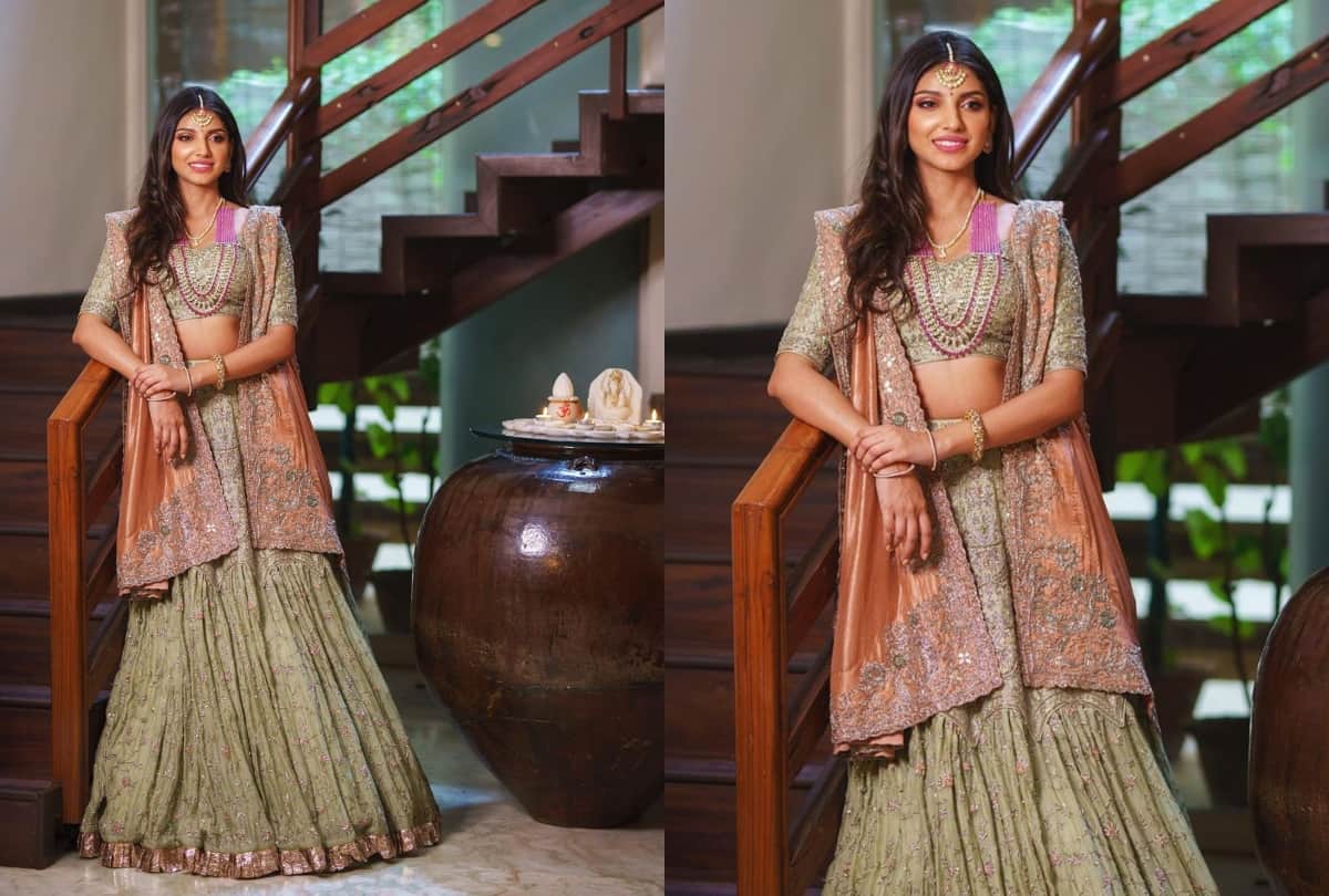 rana daggubati fiance miheeka bajaj look stunning in pre wedding bridal ceremony