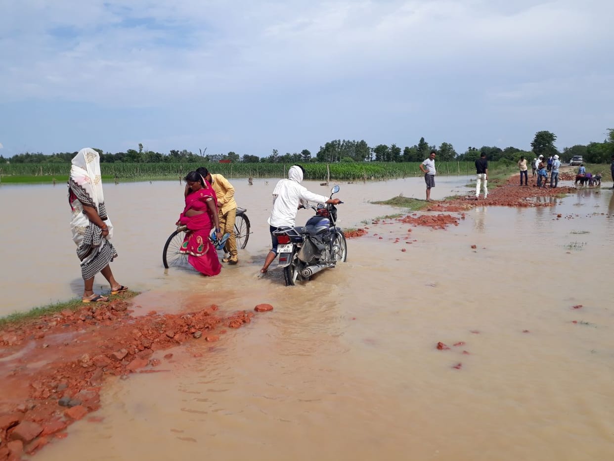 Rapti's water level decreased, the harvest started