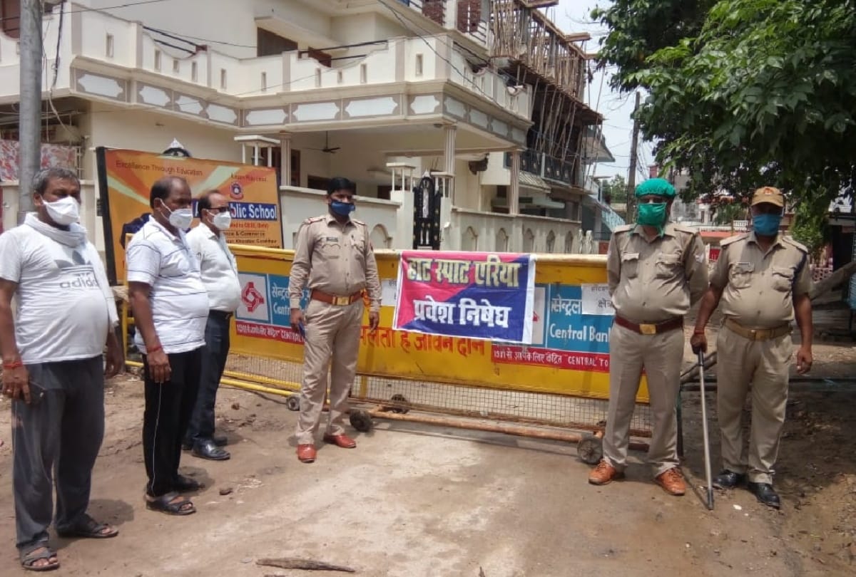 Police department stress after increase hotspot area due to coronavirus in gorakhpur