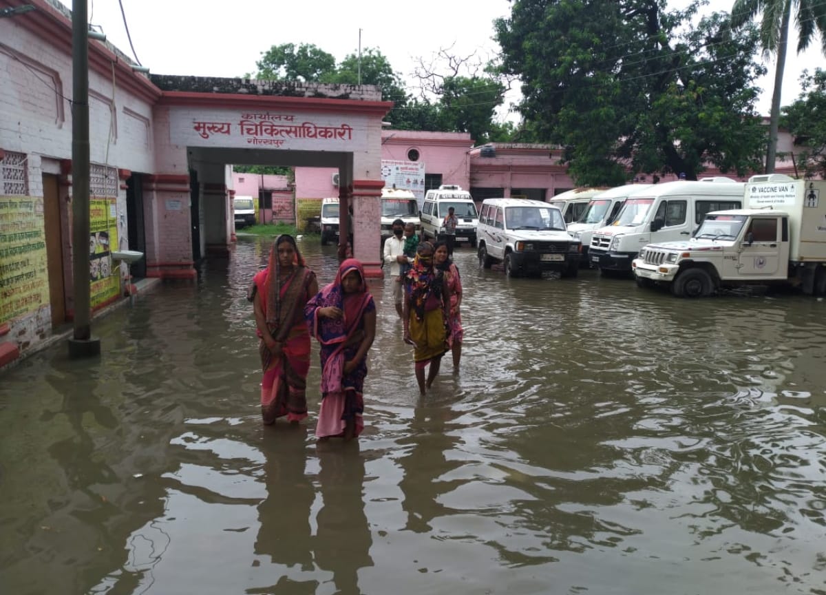 Weather report today gorakhpur weather change after heavy rain latest photos